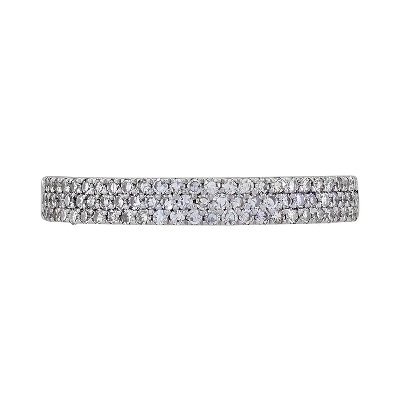 Argolla en oro amarillo de 18 Kilates, con diamantes de 0.29 Ct