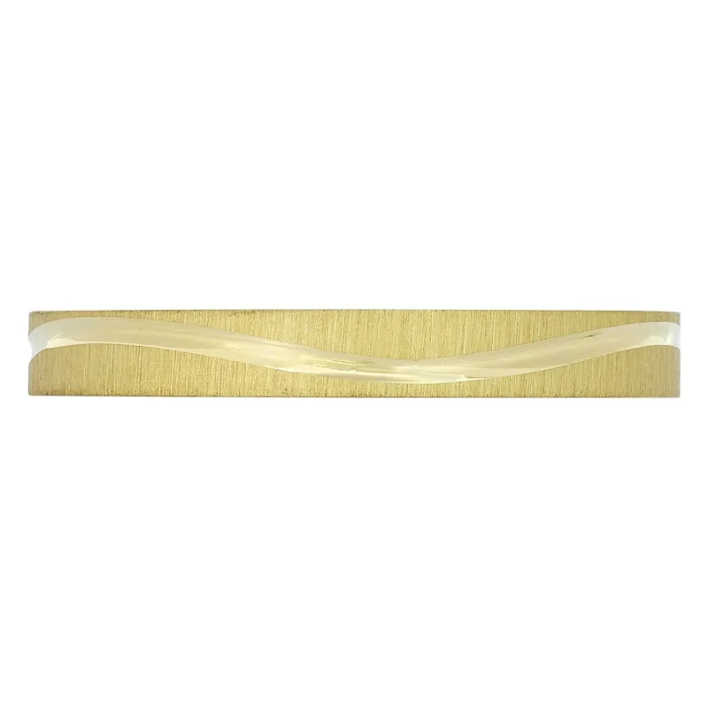 Argolla en oro amarillo de 18 Kilates satinado, Plana, 3 mm. de ancho