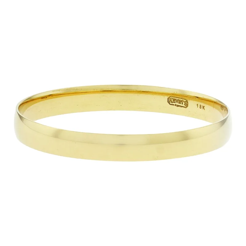 Argolla en oro amarillo de 18 Kilates, Plana, 3 mm. de ancho