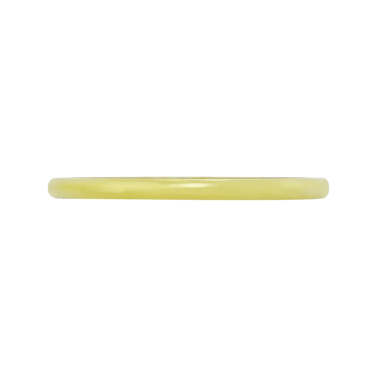 Argolla en oro amarillo de 18 Kilates, 1/2 caña, 1.80 mm. de ancho