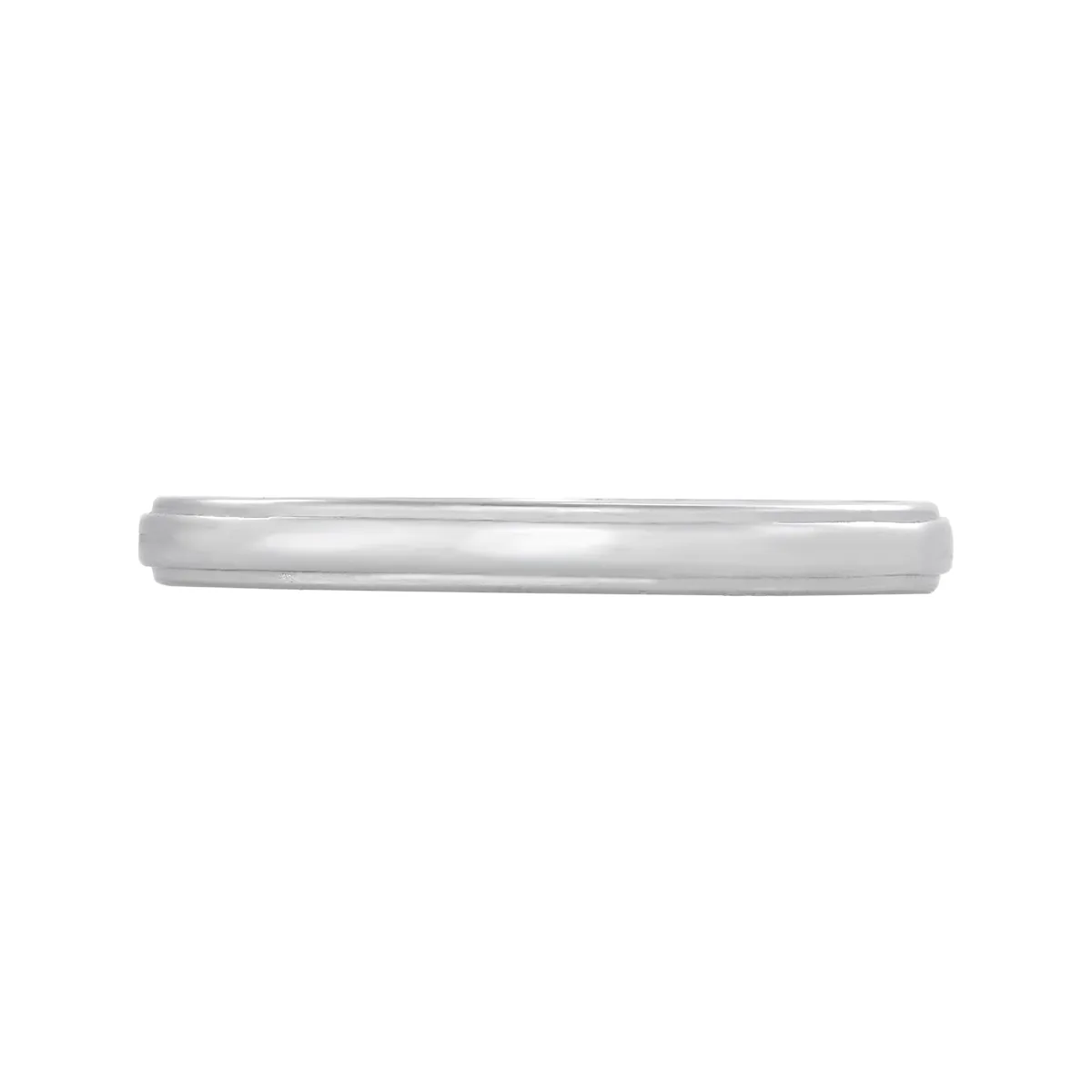Argolla en plata Ley 925 con visos, Plana, 2.50 mm. de ancho, de la coleccion Sueños