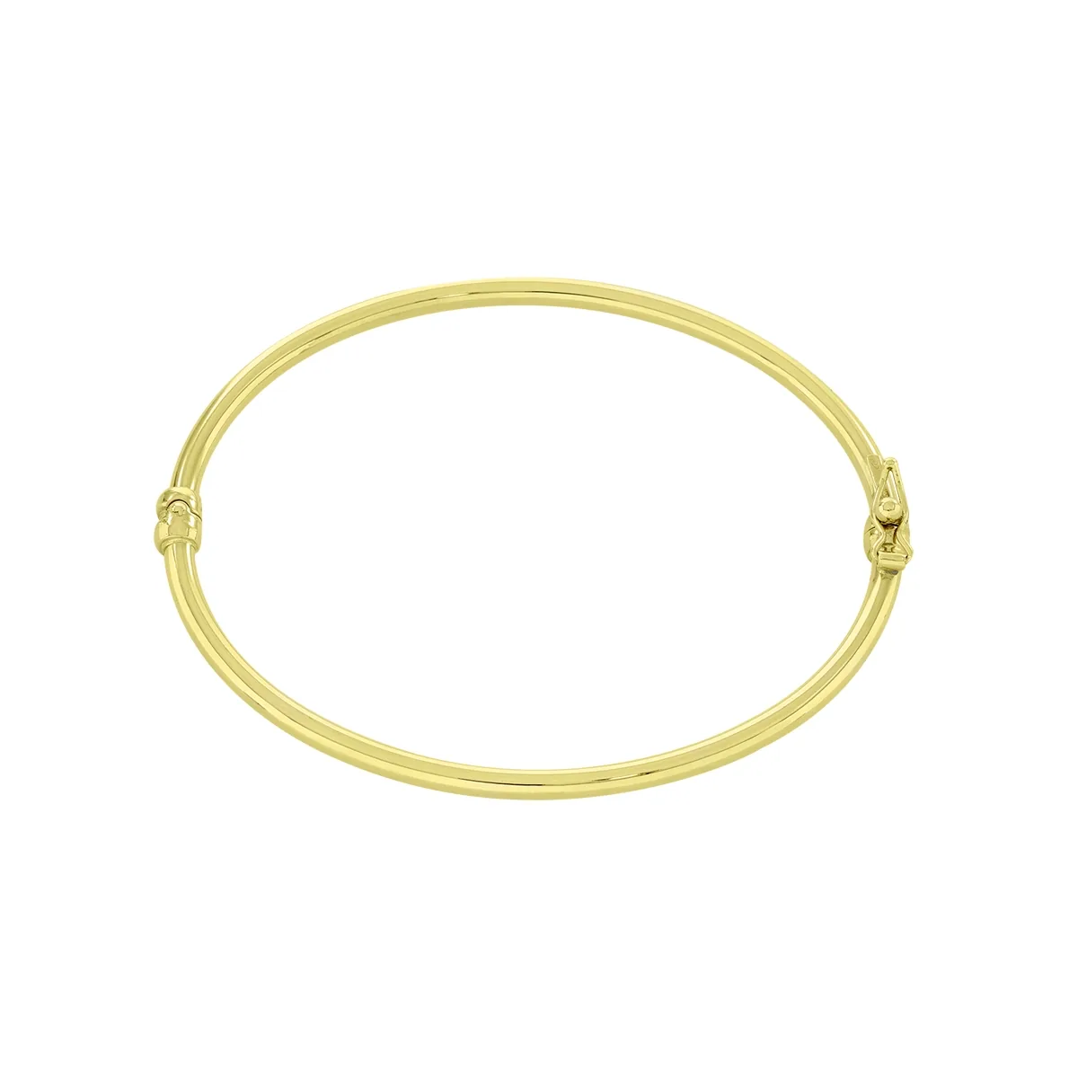Aro en oro amarillo de 18 Kilates, Tubo, 3 mm. de ancho