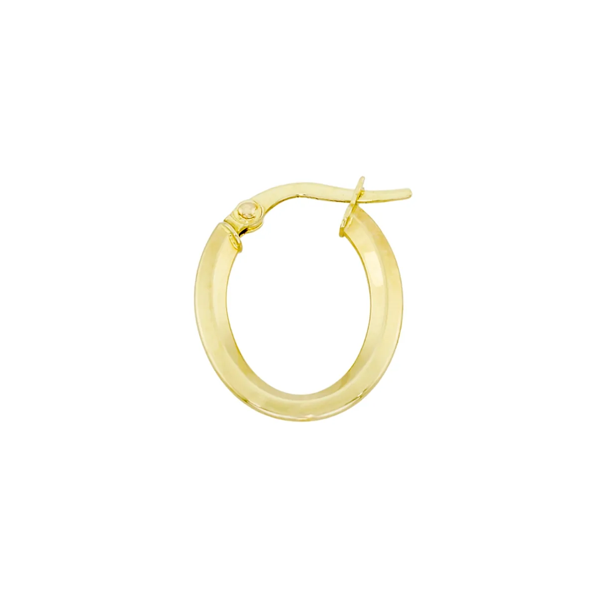 Candongas en oro amarillo de 18 Kilates, Angulo, 1.50 mm. de ancho