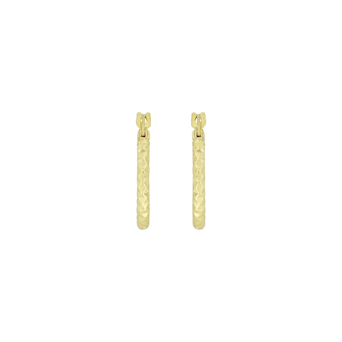 Candongas óvalo, oro tono amarillo 18k, con visos