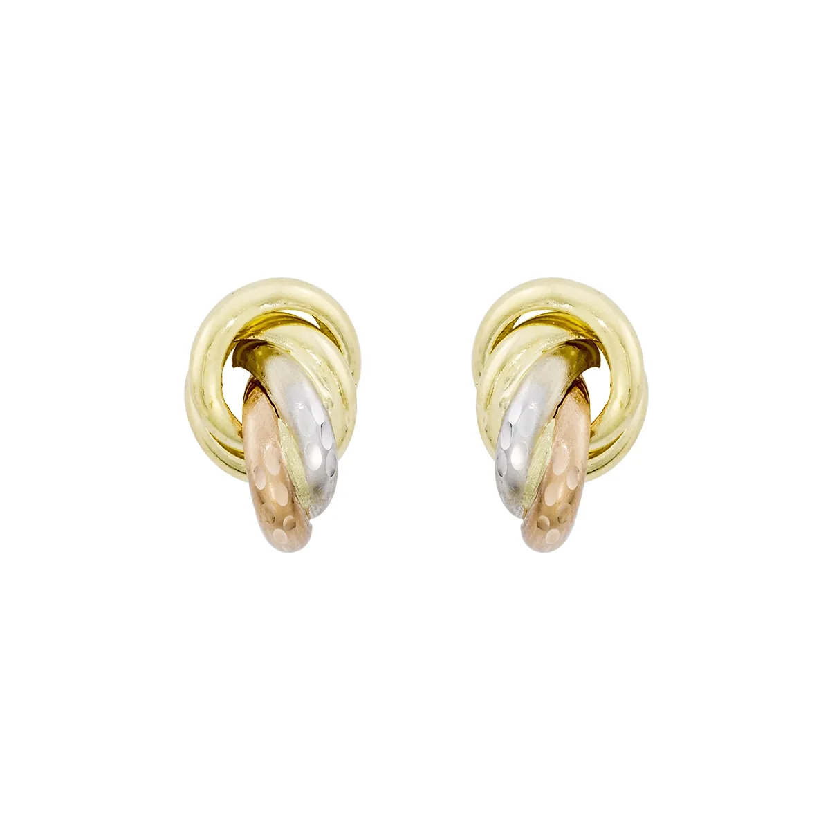 Topos en oro amarillo de 18 Kilates con visos, Circulo, 11.50 mm. de ancho