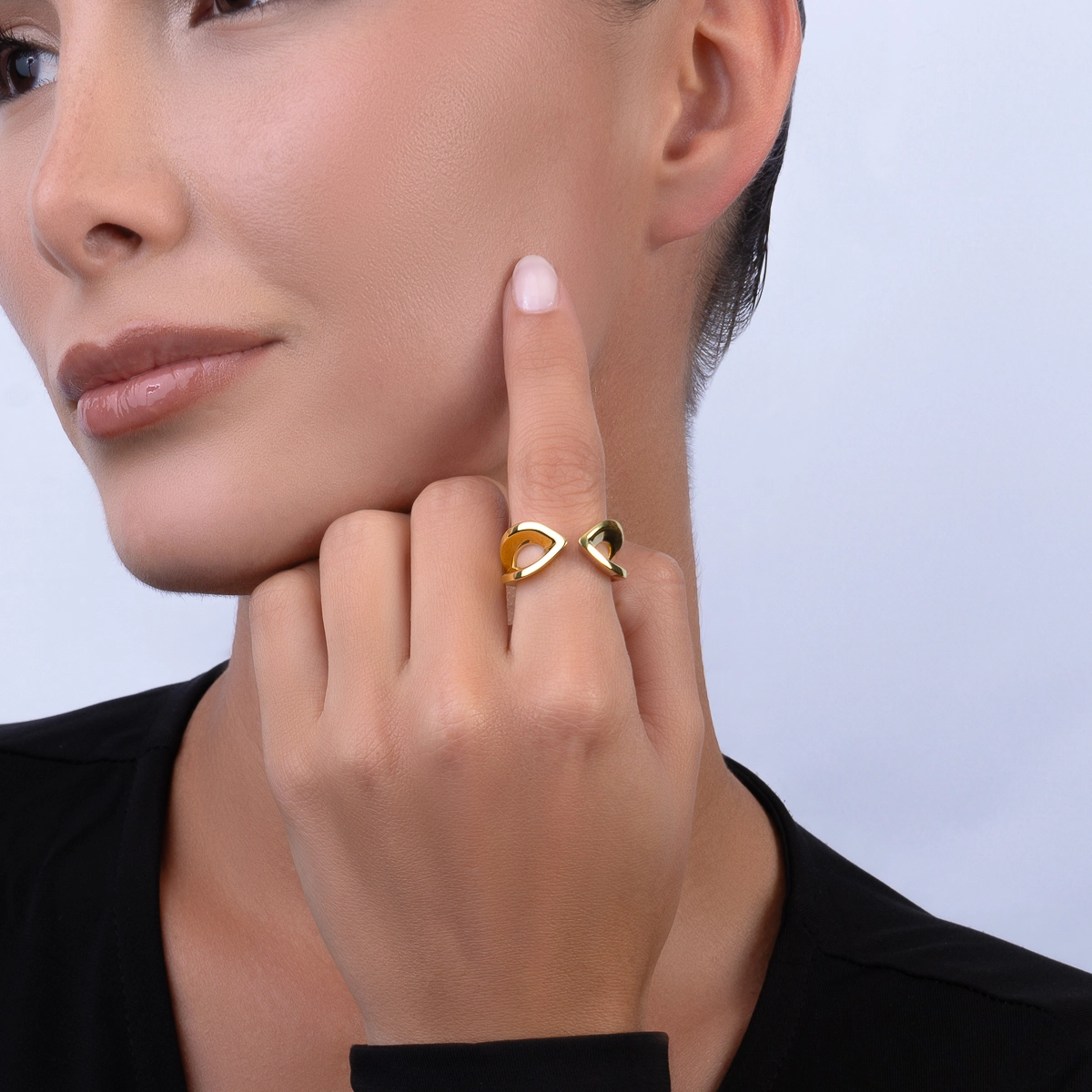 Anillo en oro amarillo de 18 Kilates