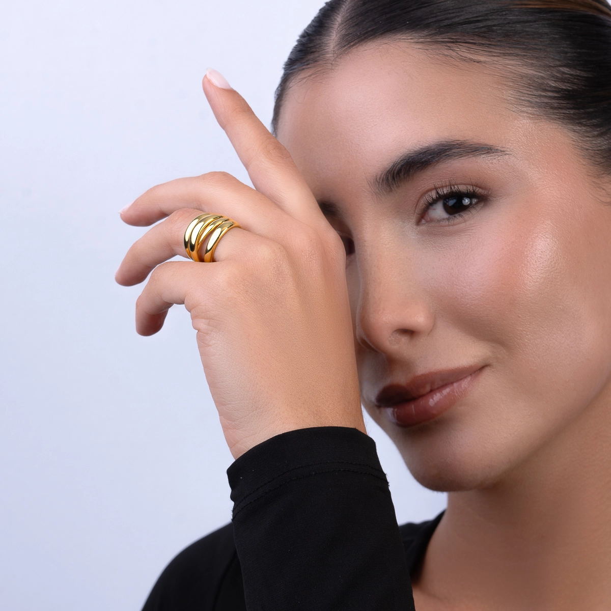 Anillo en oro amarillo de 18 Kilates