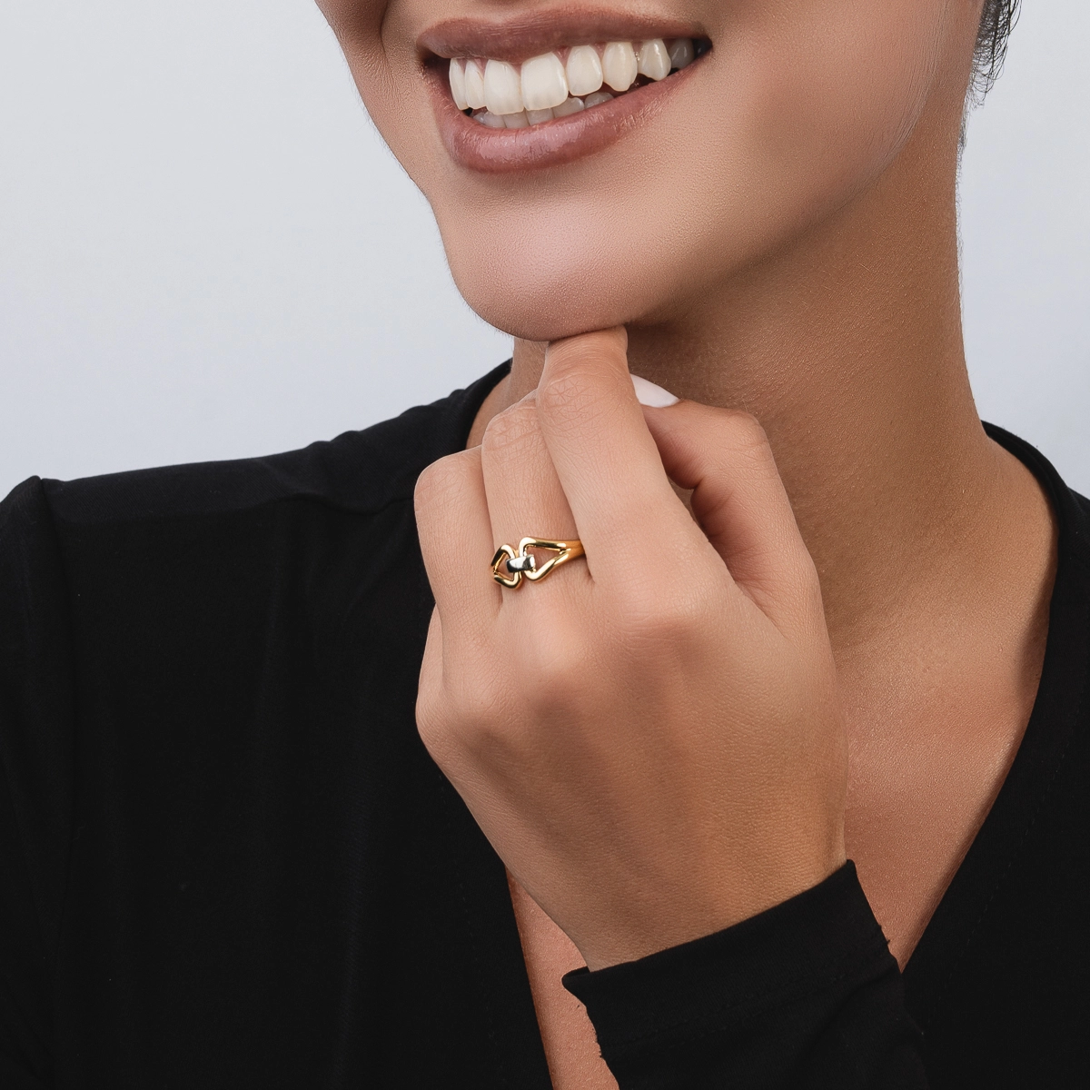 Anillo en oro amarillo de 18 Kilates