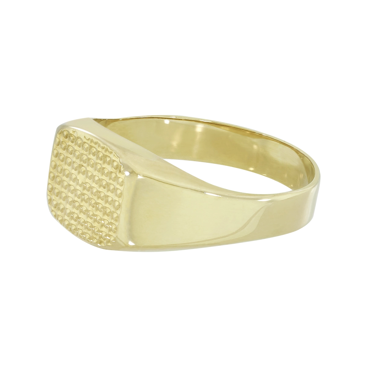 Anillo en oro amarillo de 18 Kilates con visos