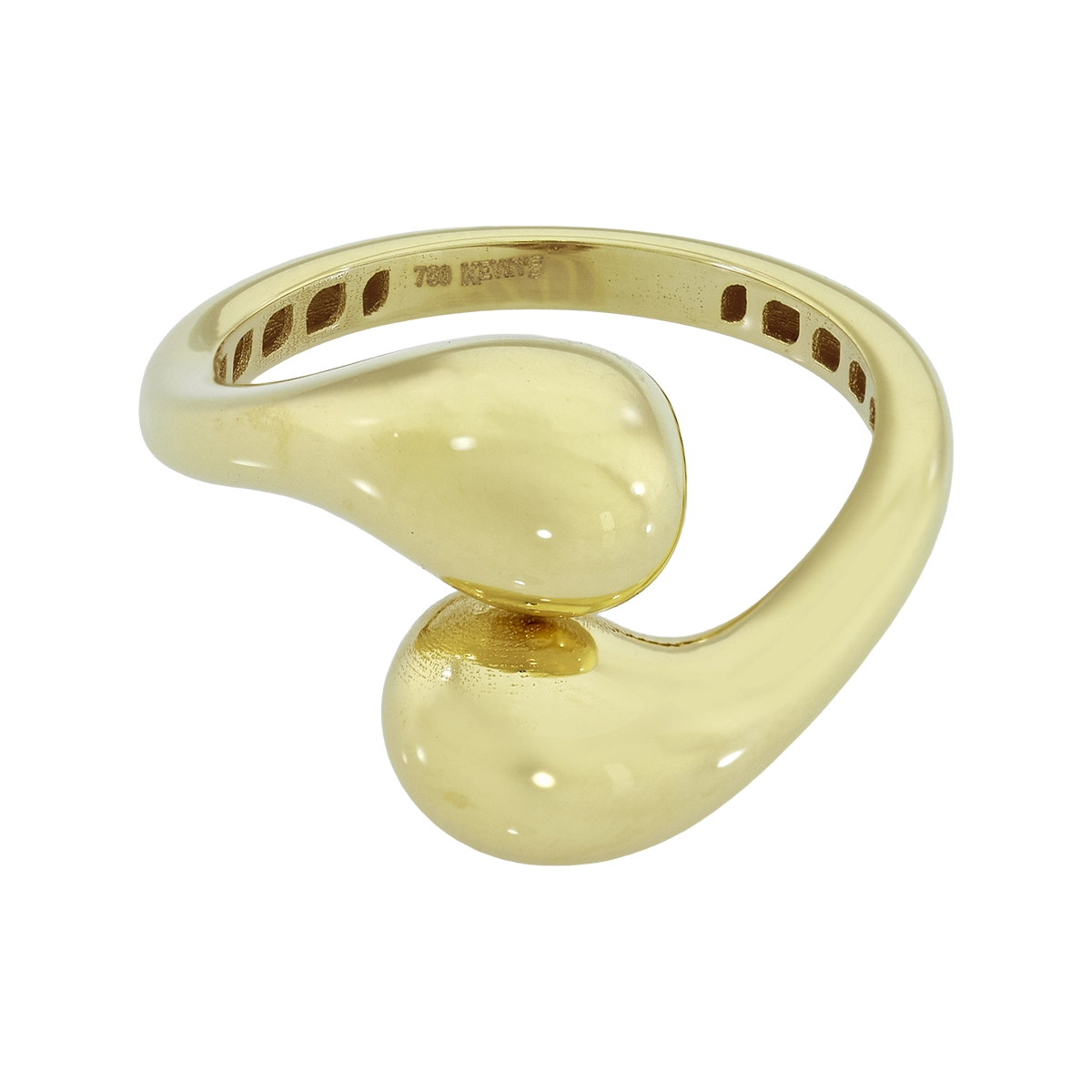 Anillo en oro amarillo de 18 Kilates