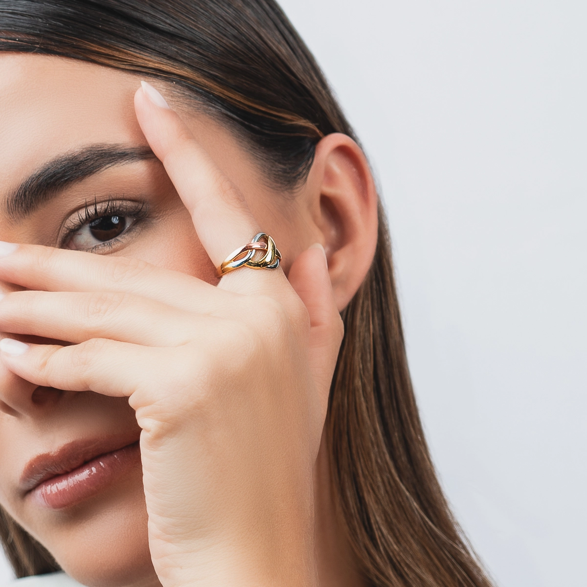 Anillo en oro amarillo de 18 Kilates