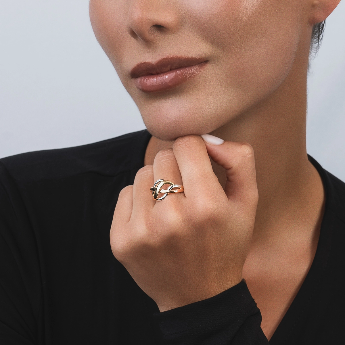 Anillo en oro amarillo de 18 Kilates