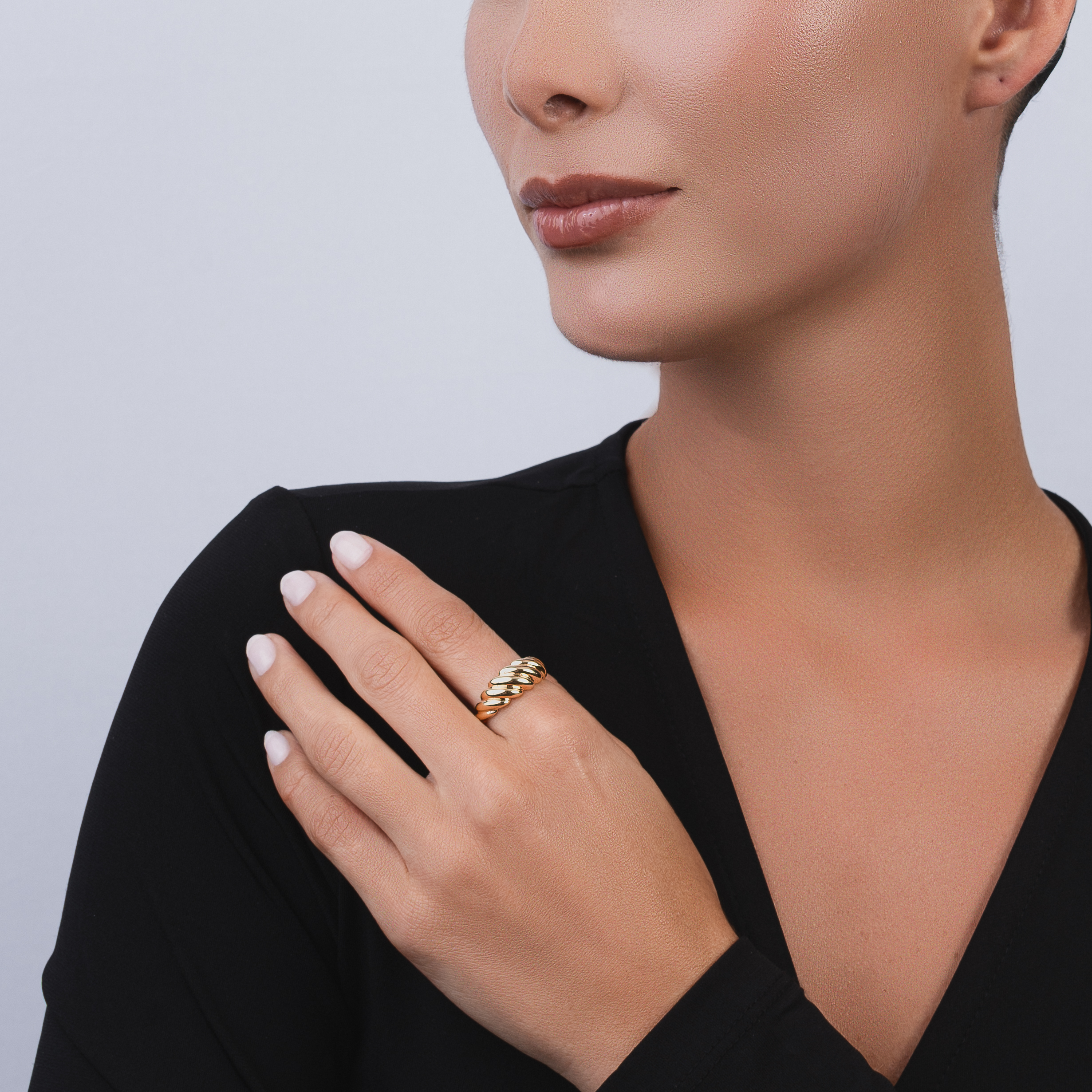 Anillo en oro amarillo de 18 Kilates
