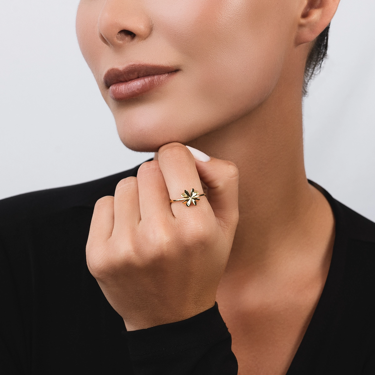 Anillo en oro amarillo de 18 Kilates