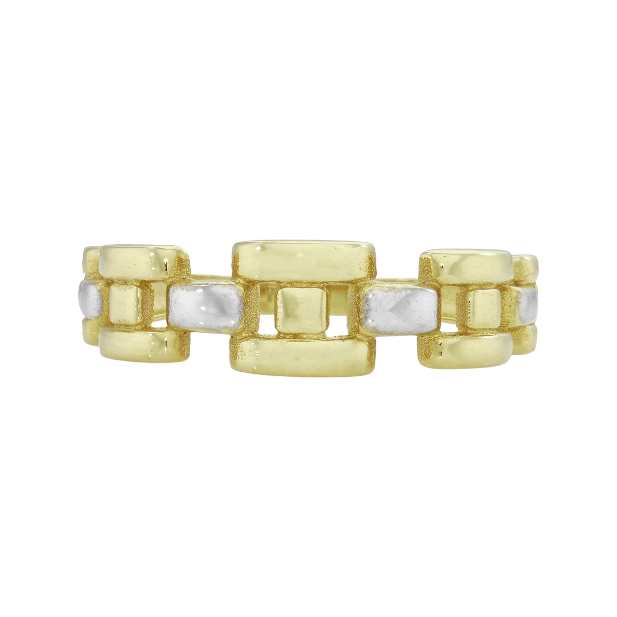 Anillo en oro amarillo de 18 Kilates con visos