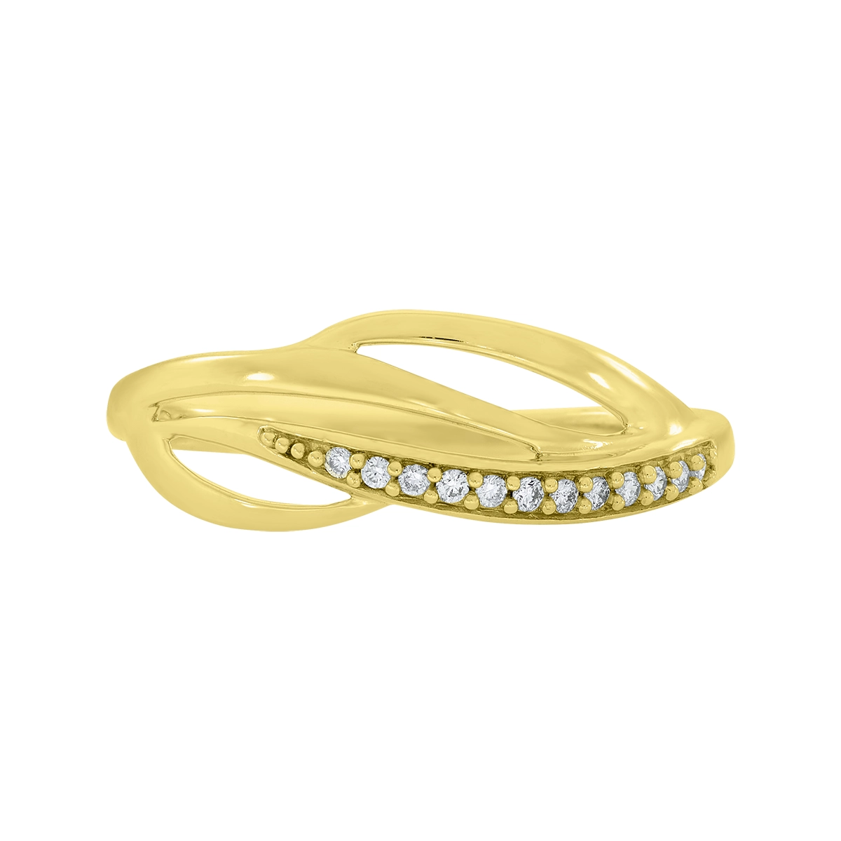 Anillo en oro blanco de 18 Kilates, con diamantes de 0.06 Ct
