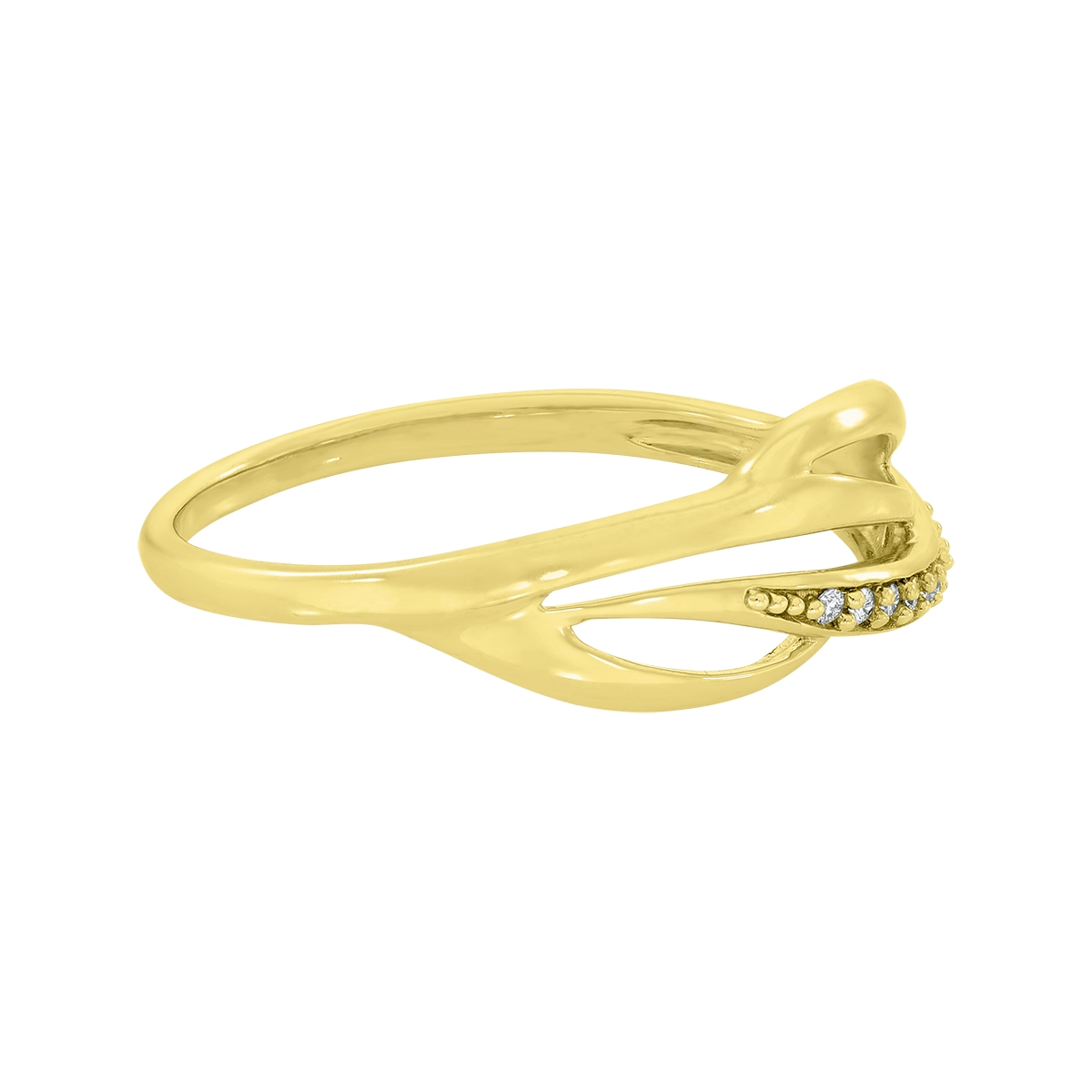 Anillo en oro blanco de 18 Kilates, con diamantes de 0.06 Ct