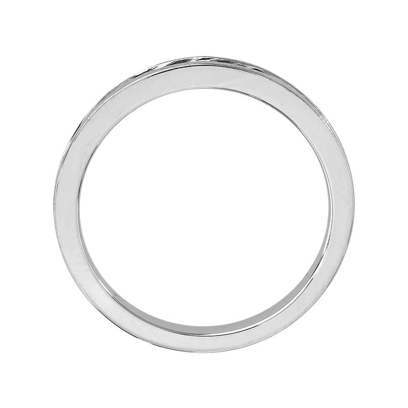 Anillo en oro blanco de 18 Kilates, con zafiros de 0.20 Ct y diamantes de 0.04 Ct