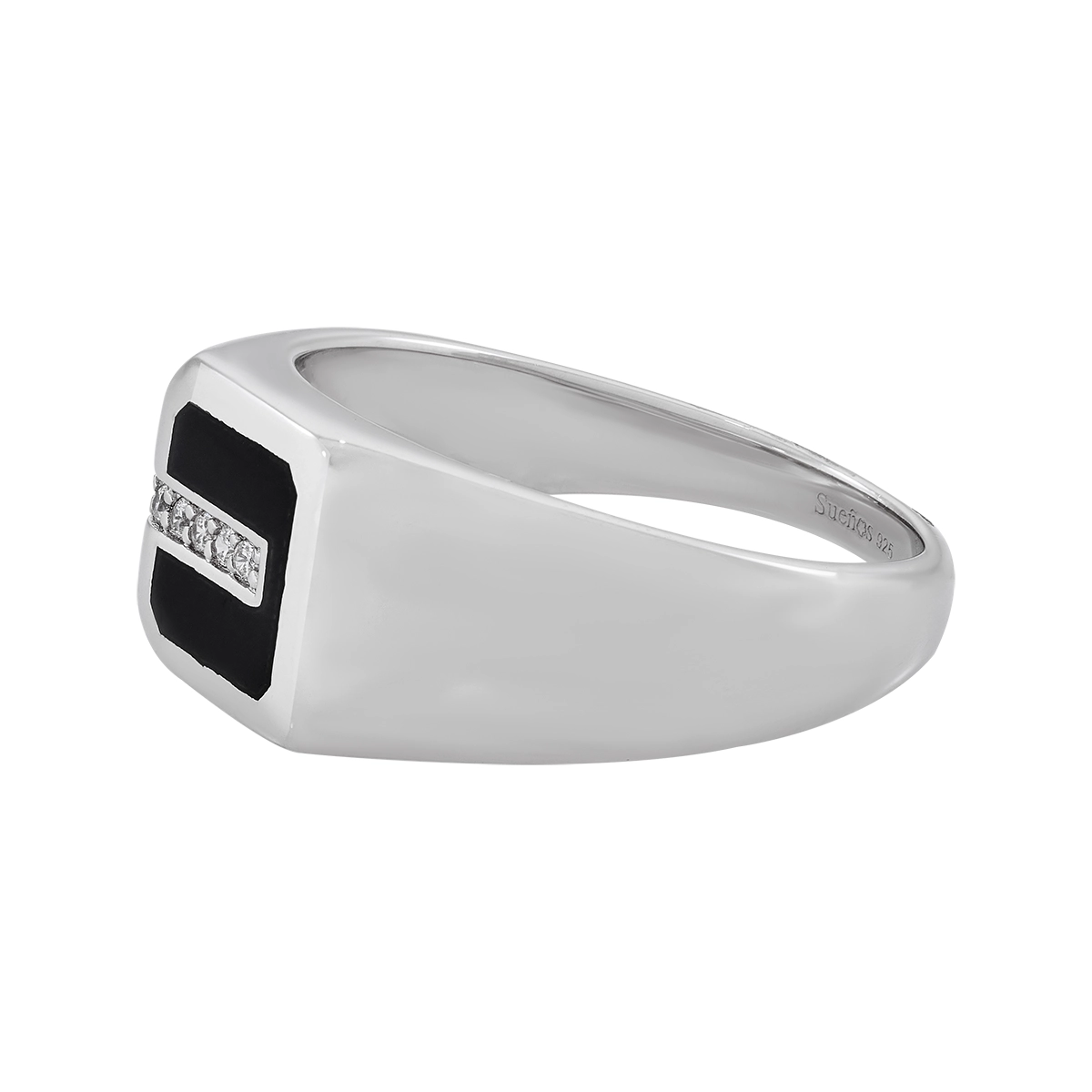 Anillo en plata Ley 925, con cristales, de la coleccion Sueños