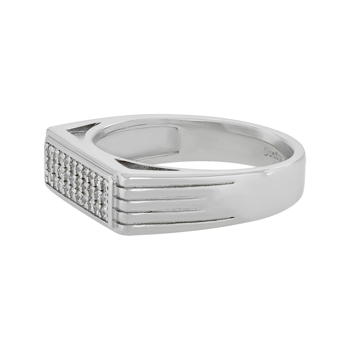 Anillo en plata Ley 925, con cristales, de la coleccion Sueños