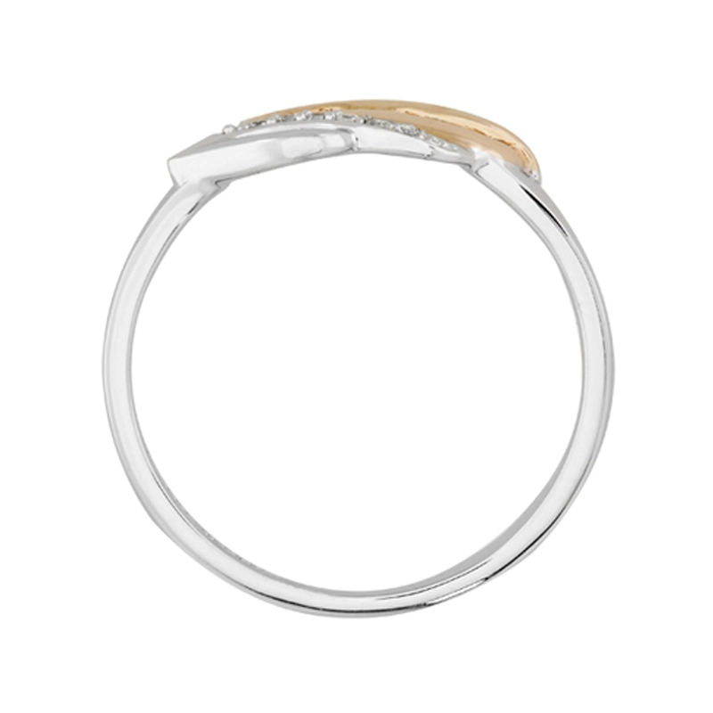Anillo en plata Ley 925, con cristales, de la coleccion Sueños