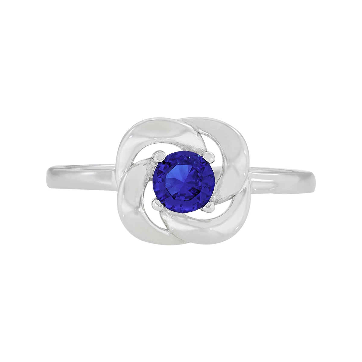 Anillo en plata Ley 925, con cristal central, de la coleccion Sueños
