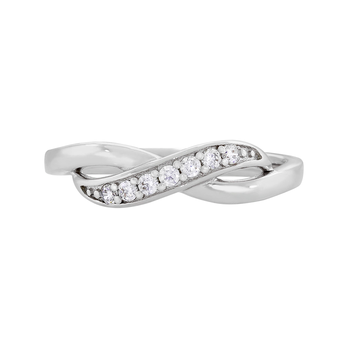 Anillo en plata Ley 925, con cristales, de la coleccion Sueños