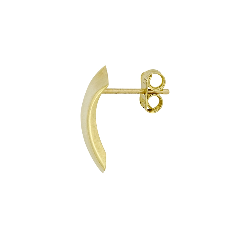 Aretes en oro amarillo de 18 Kilates, Barras