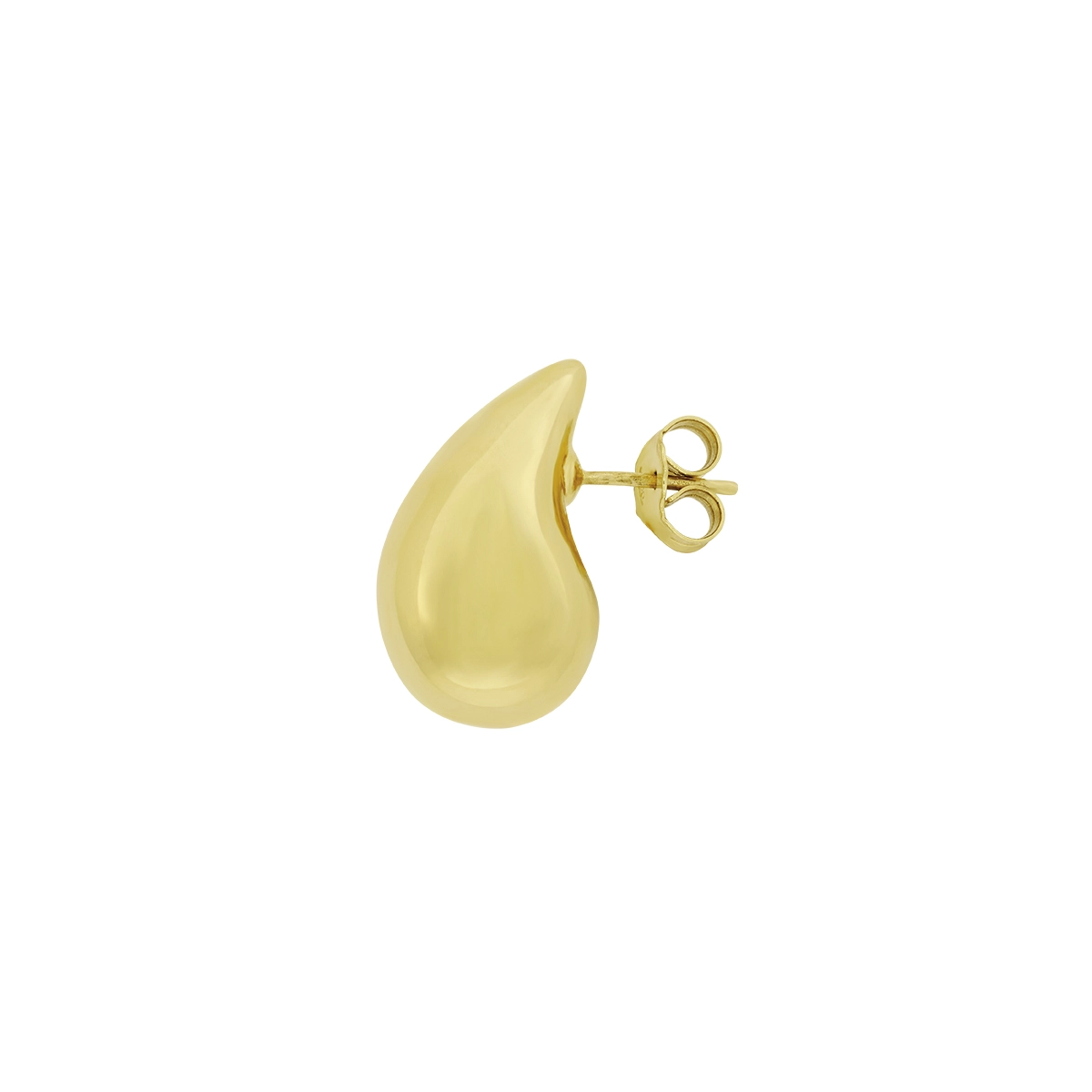 Aretes en oro amarillo de 18 Kilates, Lágrima