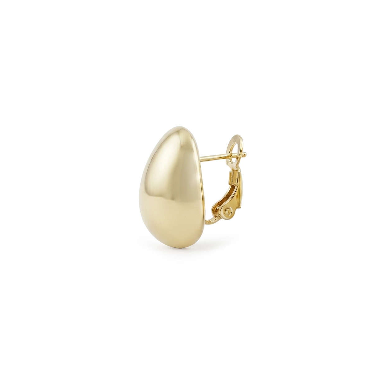Aretes en oro amarillo de 18 Kilates, Lágrima
