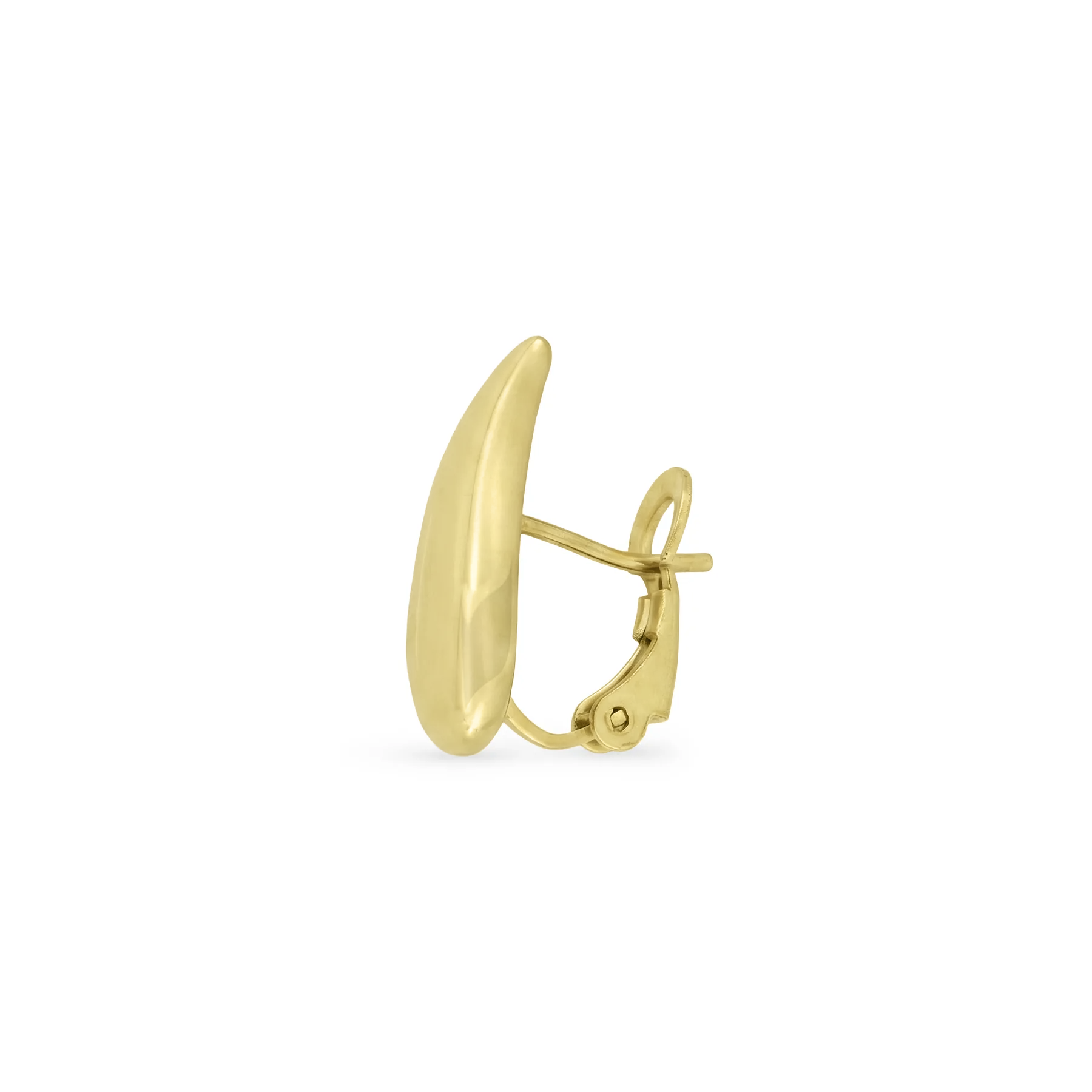 Aretes en oro amarillo de 18 Kilates, Gota