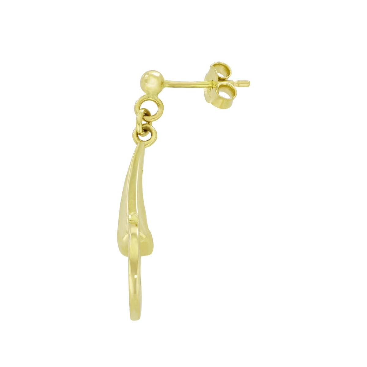 Aretes en oro amarillo de 18 Kilates, Figuras geométricas