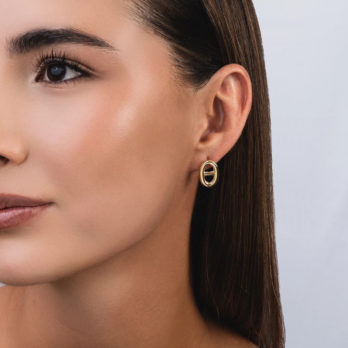 Aretes en oro amarillo de 18 Kilates