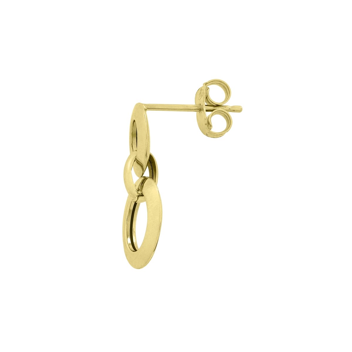 Aretes en oro amarillo de 18 Kilates, Figuras geométricas