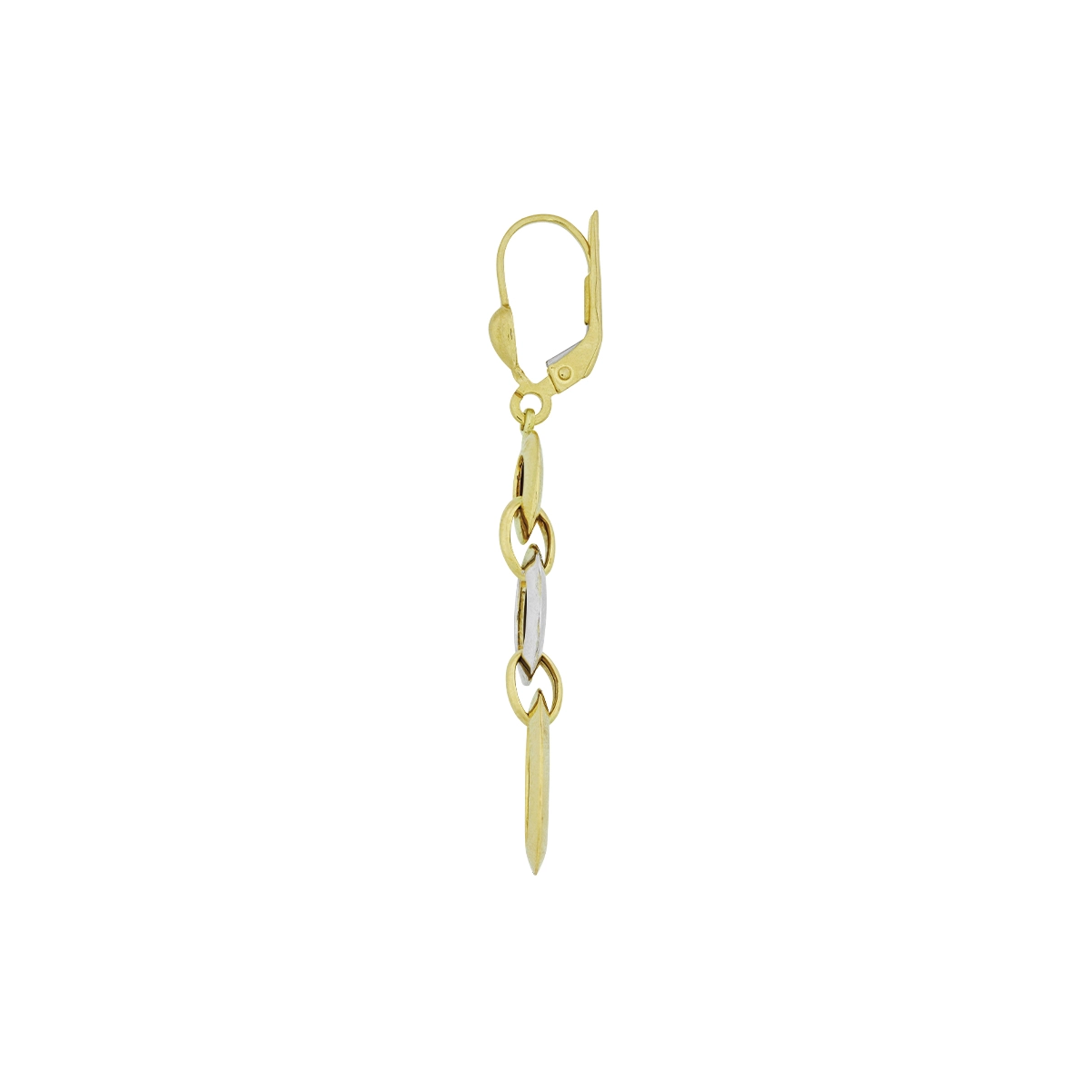 Aretes en oro amarillo de 18 Kilates, Figuras geométricas