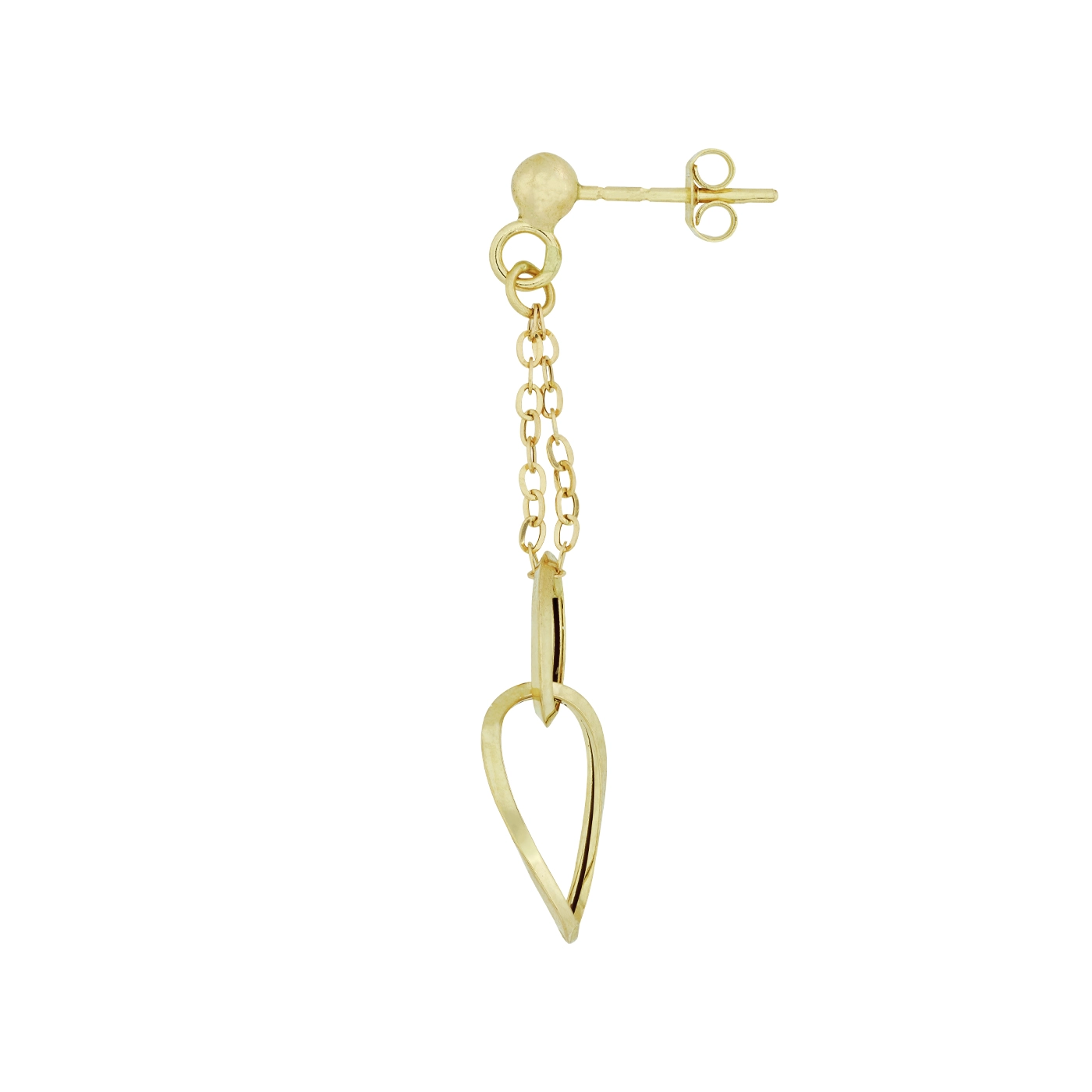 Aretes en oro amarillo de 18 Kilates, Figuras geométricas