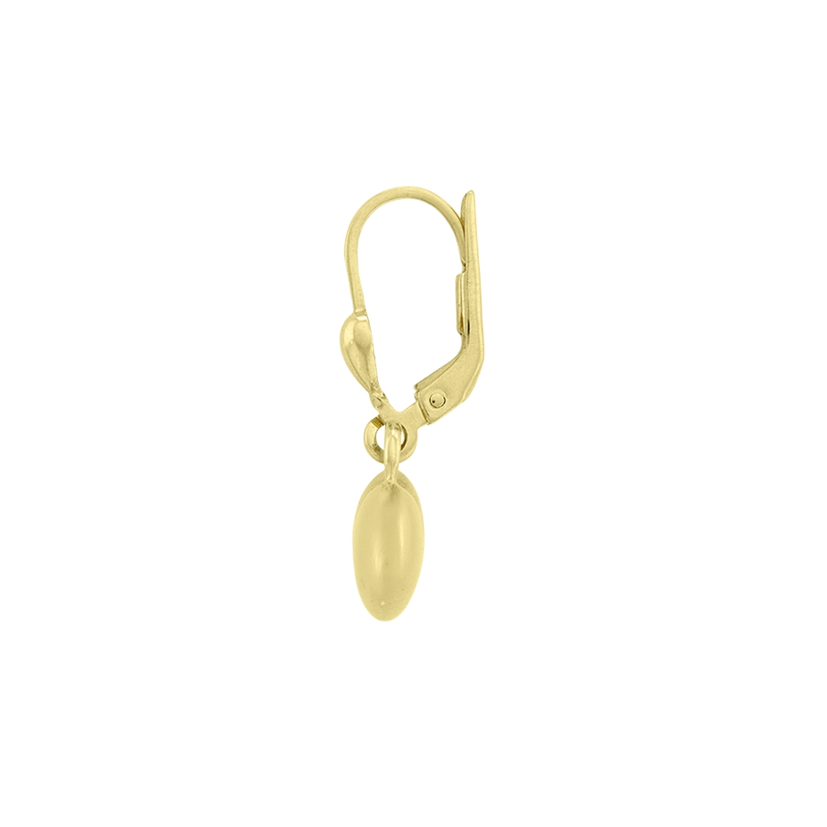 Aretes en oro amarillo de 18 Kilates, Corazón