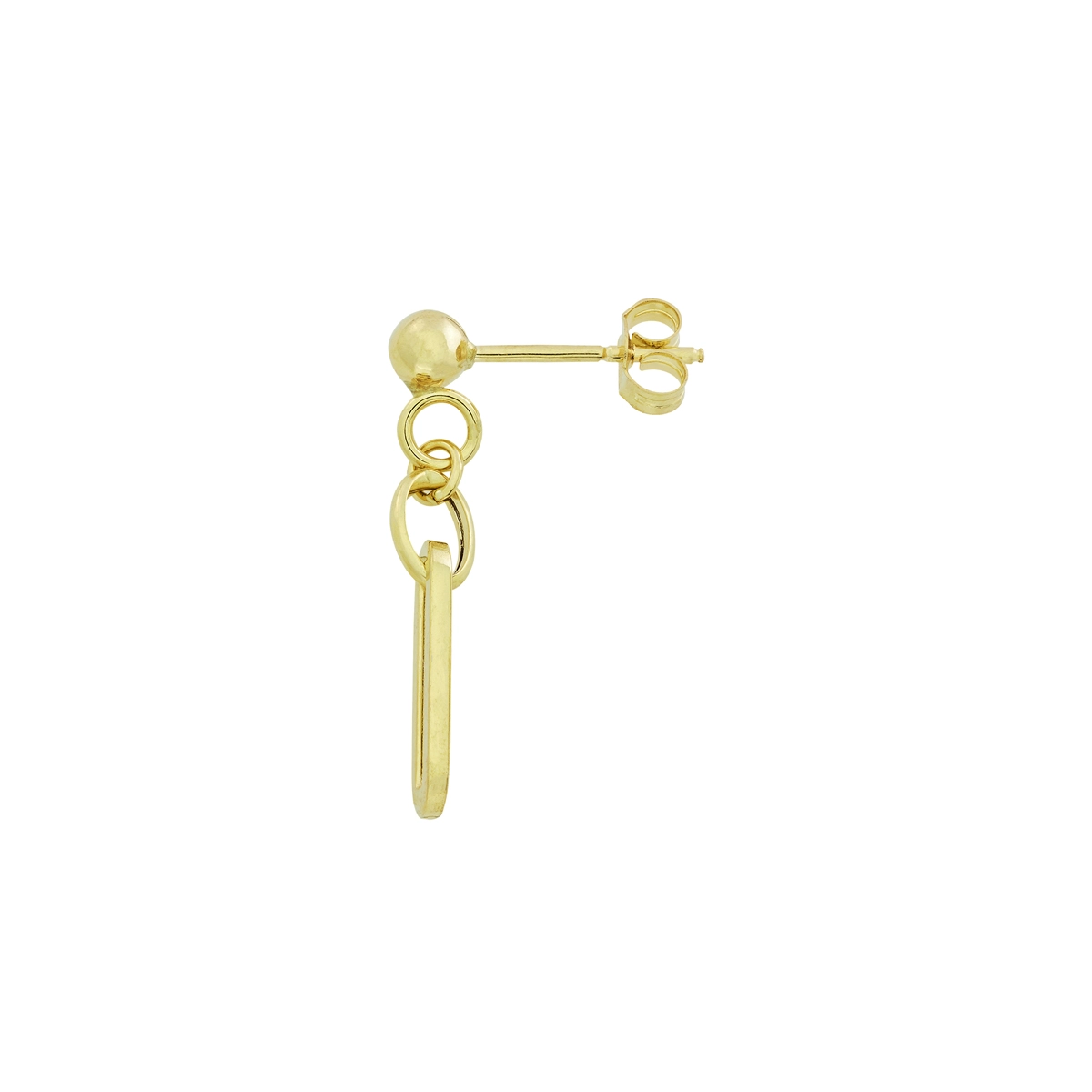 Aretes en oro amarillo de 18 Kilates, Figuras geométricas