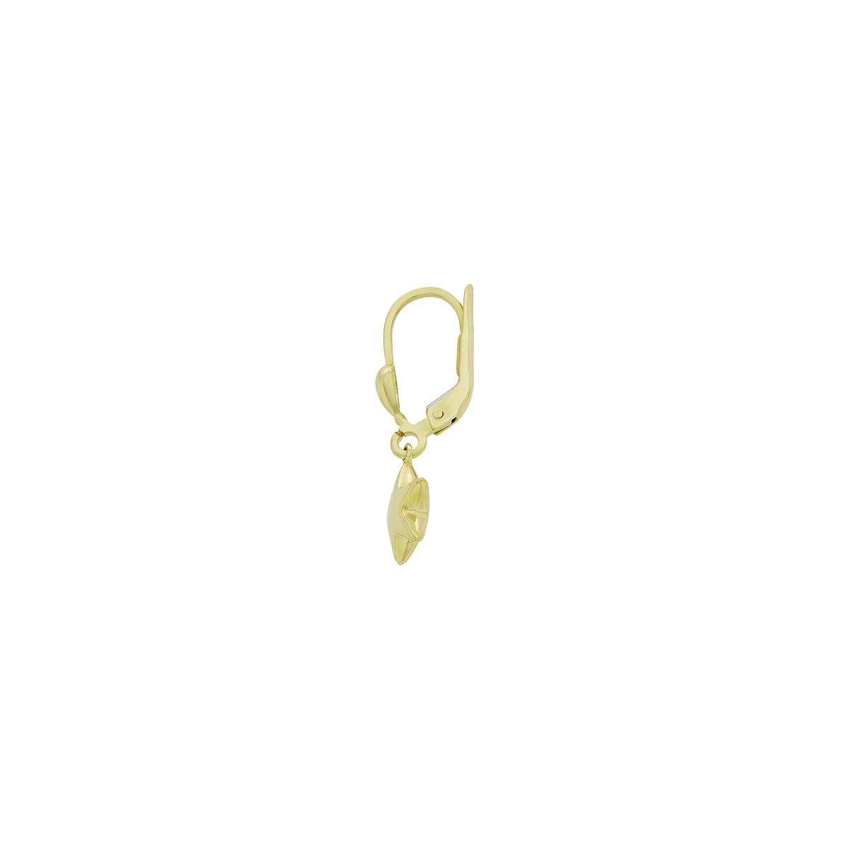 Aretes en oro amarillo de 18 Kilates, Estrella