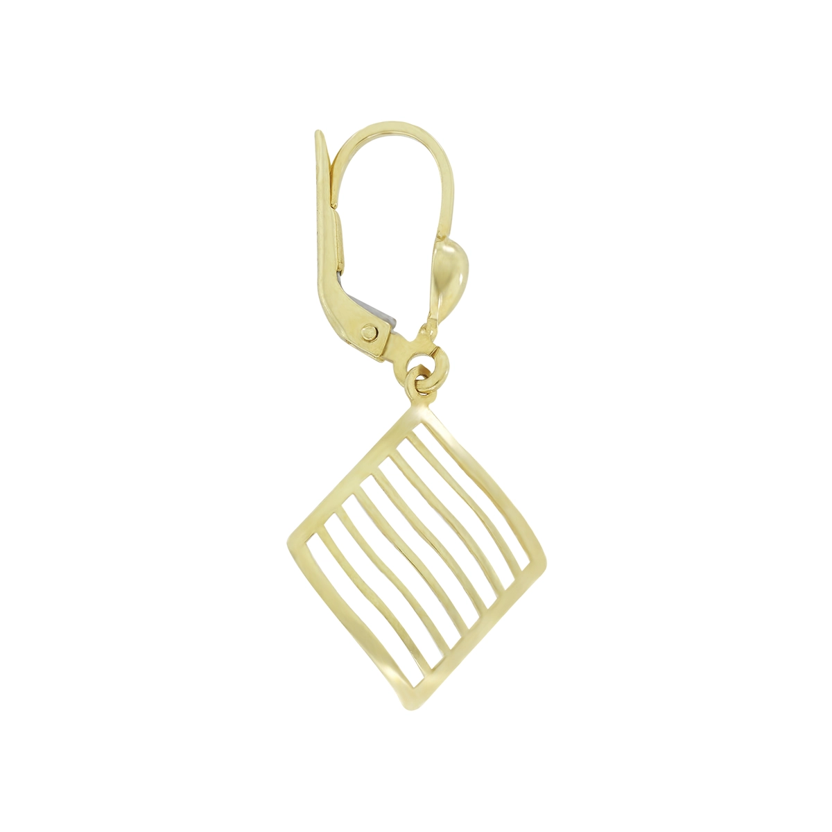 Aretes en oro amarillo de 18 Kilates, Figuras geométricas