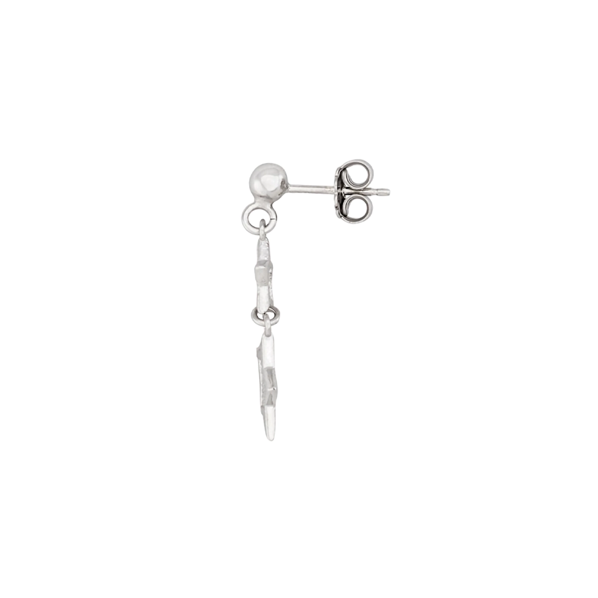 Aretes de estrellas en plata Ley 925 - Colección Sueños