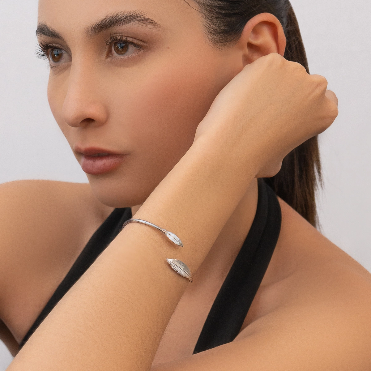Aro en plata Ley 925, Tubo, 2 mm. de ancho - Colección Sueños
