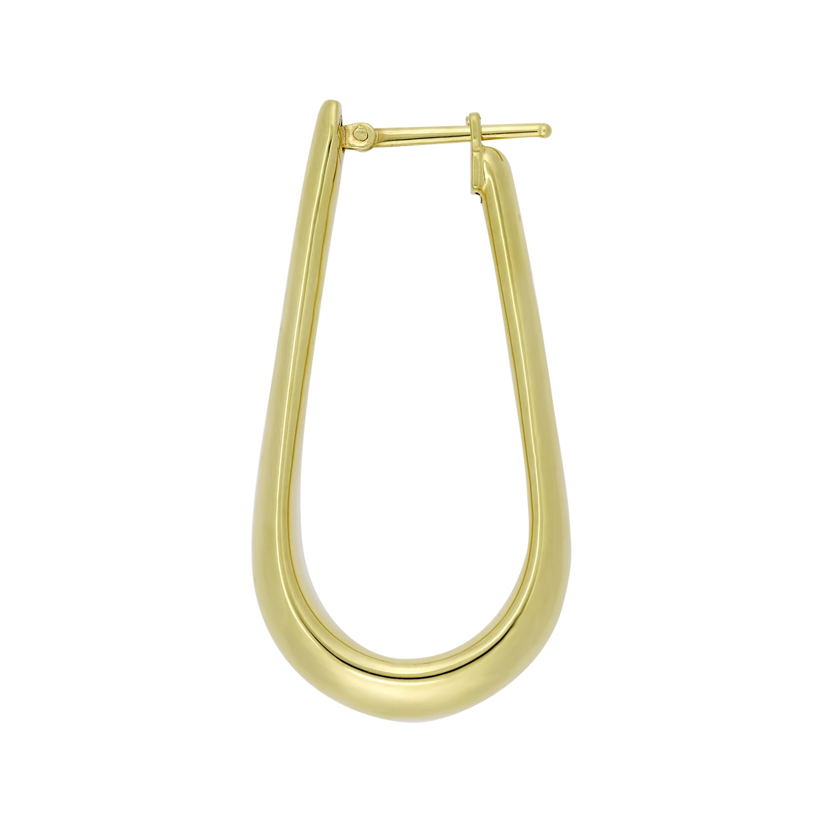 Candongas en oro amarillo de 18 Kilates, Degrade, 2.50 mm. de ancho