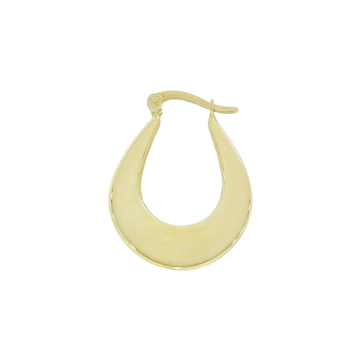 Candongas en oro amarillo de 18 Kilates con visos, Degrade, 2.50 mm. de ancho