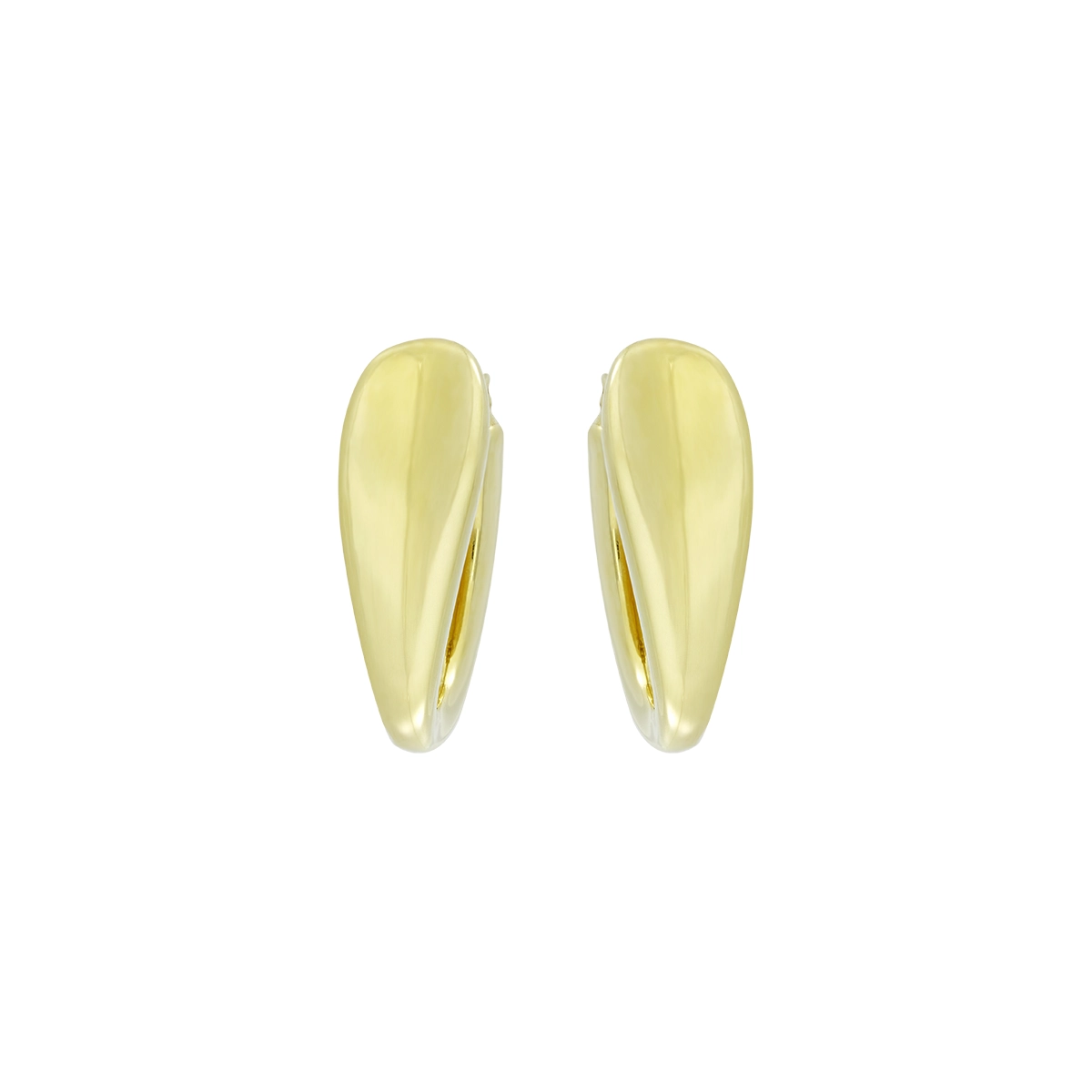 Candongas en oro amarillo de 18 Kilates, Degrade, 2 mm. de ancho