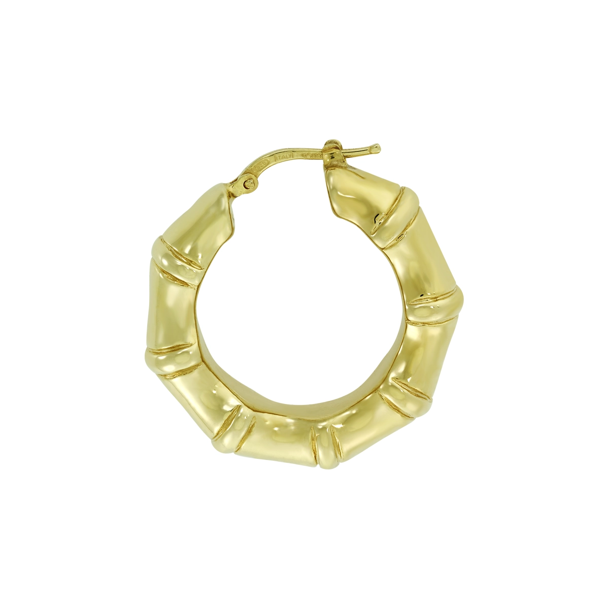 Candongas en plata Ley 925, Abombada, 6 mm. de ancho, de la coleccion Sueños