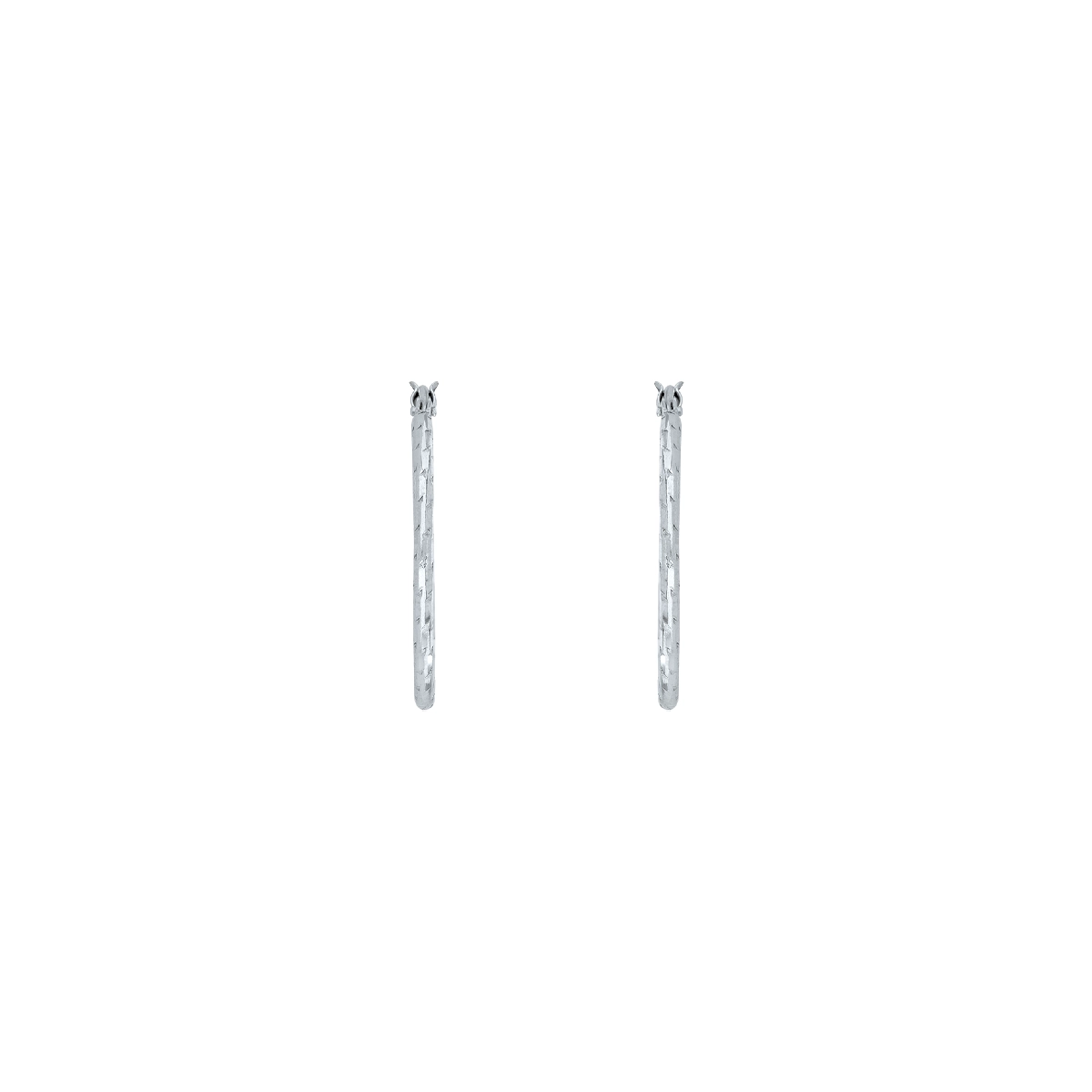 Candongas en plata Ley 925 con visos, Tubo, 1.50 mm. de ancho, de la coleccion Sueños