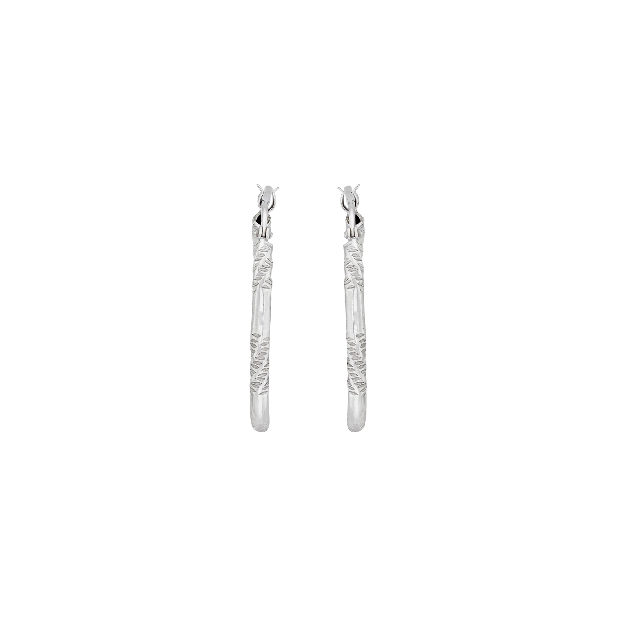 Candongas en plata Ley 925 con visos, Tubo, 2 mm. de ancho, de la coleccion Sueños