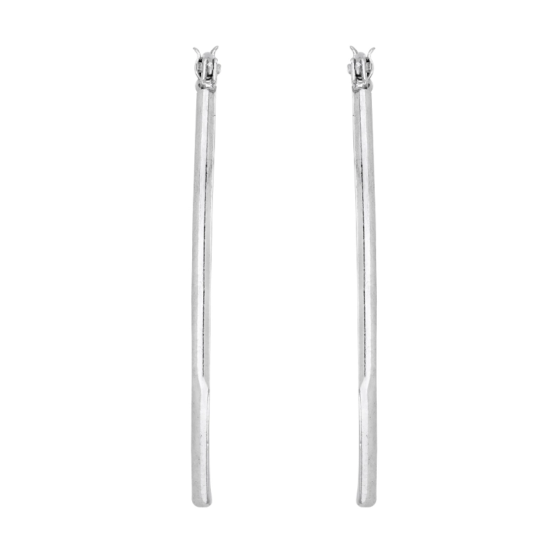 Candongas en plata Ley 925, Tubo, 1.50 mm. de ancho, de la coleccion Sueños