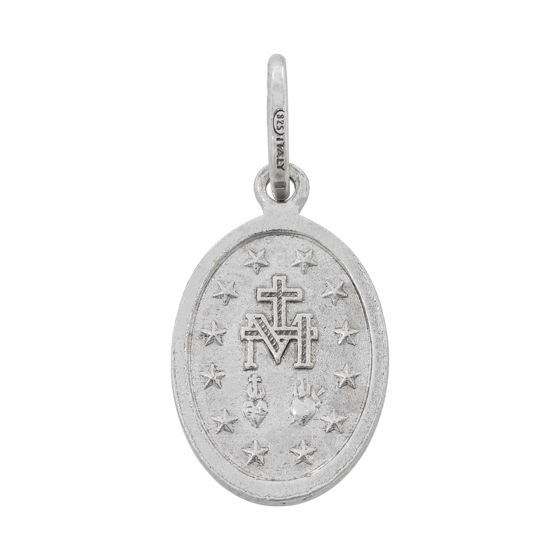 Medalla en plata Ley 925, Virgen, de la coleccion Sueños